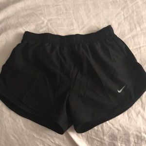 All black nike shorts